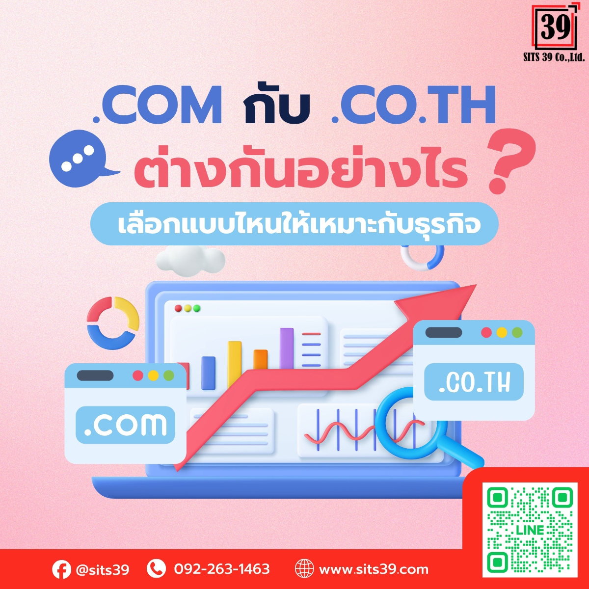.COM กับ .CO.TH ต่างกันอย่างไร? เลือกแบบไหนให้เหมาะกับธุรกิจ